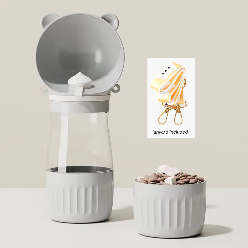 Portable Pet Water Bottle and Feeder