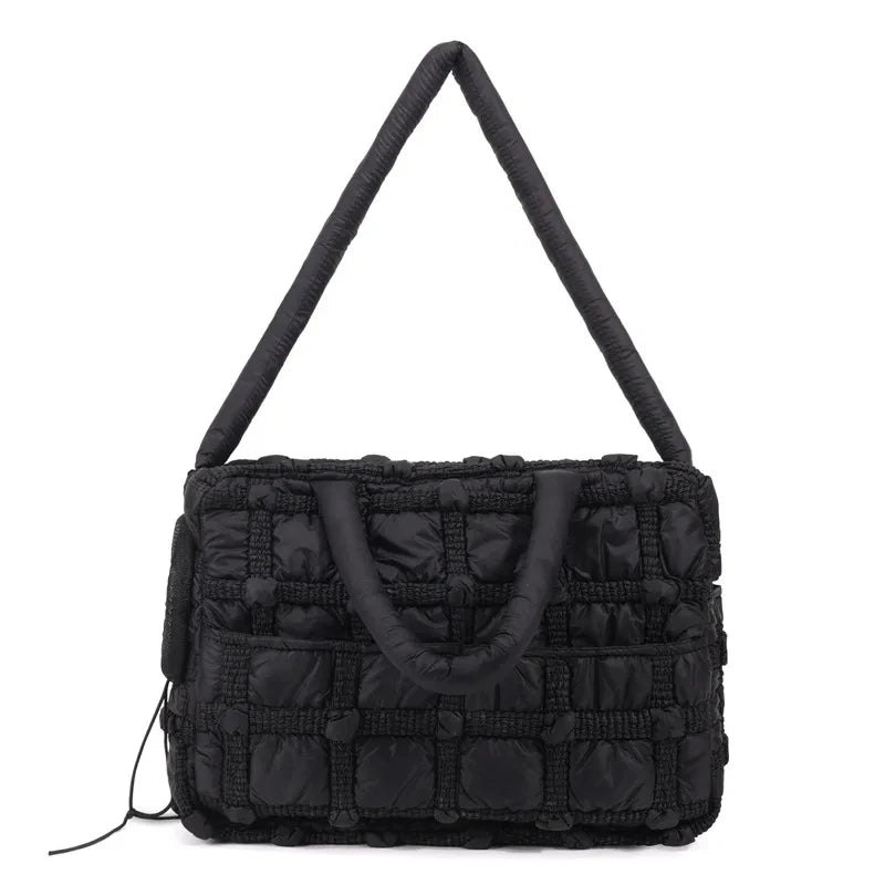 Quilted Handbag Pet Sling Carrier