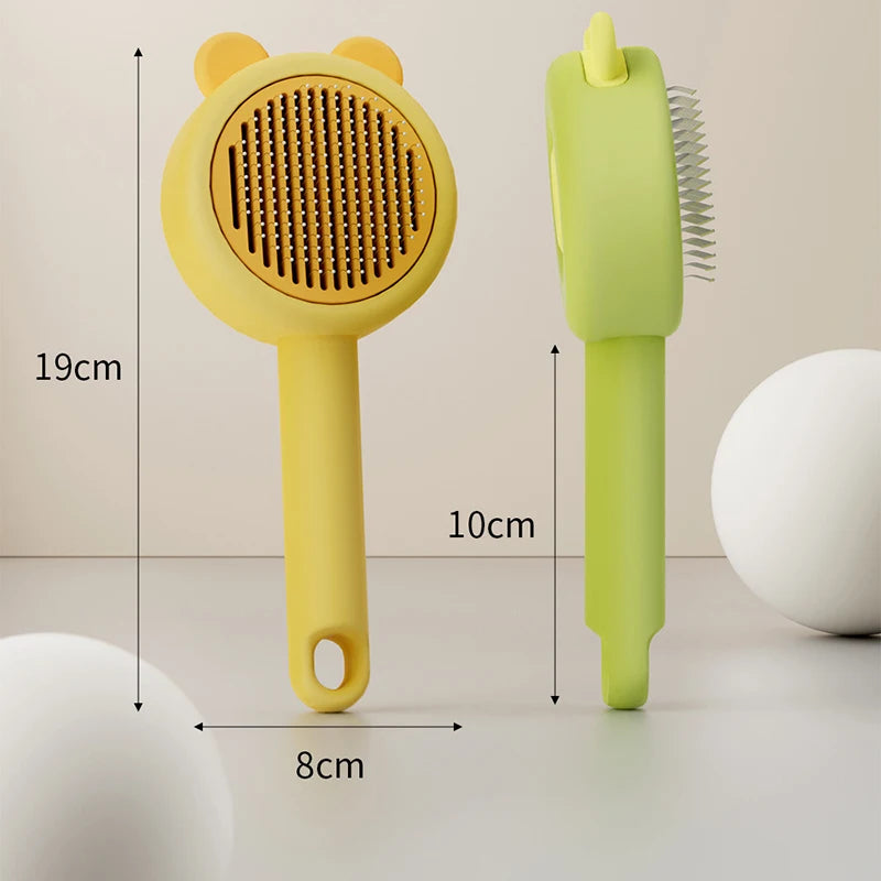 Cat Comb Rabbit Ear Needle Comb for Floating Hair Removal Pet Grooming