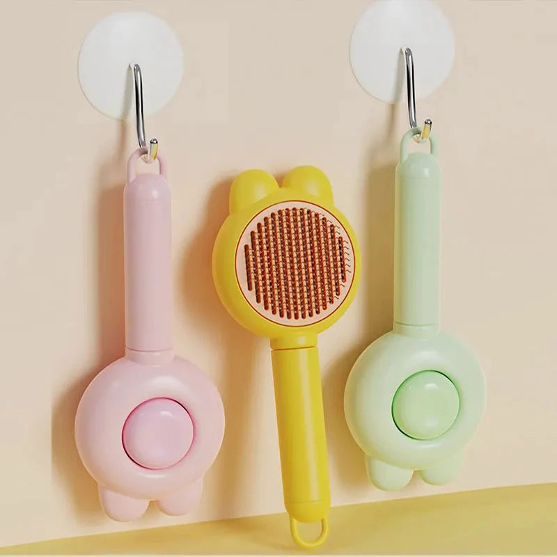 Cat Comb Rabbit Ear Needle Comb for Floating Hair Removal Pet Grooming