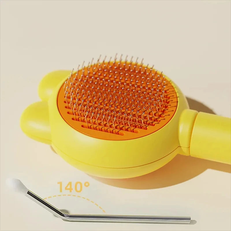 Cat Comb Rabbit Ear Needle Comb for Floating Hair Removal Pet Grooming