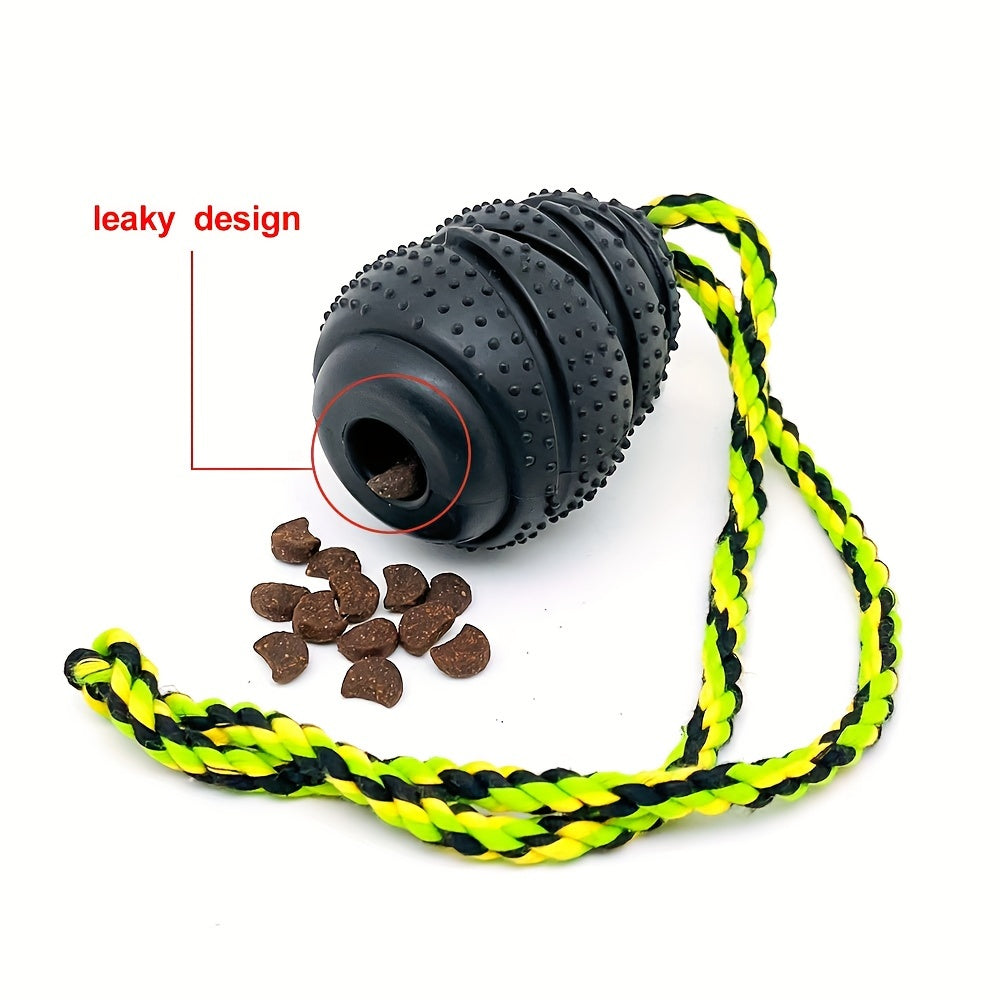 Dental Dog Chew Toy Natural Rubber Gum Massage All Breeds Black
